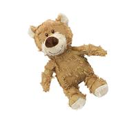 Oso de perro masticador resistente, peluche interactivo para mascotas, amigo cachorro arrugado, juguete de sonido resistente para masticar, compañero de oso chirriante con resistencia a mordeduras