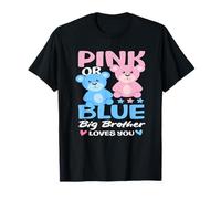 Oso de revelación de género Rosa o Azul Big Brother Loves You Camiseta