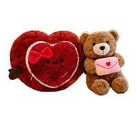 Oso de San Valentín | Lindo Dulce para el día de San Valentín - Oso de Peluche Interactivo para niñas - para propuesta de Matrimonio, confesión, cumpleaños, Vacaciones, hogar, salón