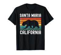 Oso de Santa María California Retro San Luis Obispo Orcutt California Camiseta