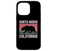 Oso de Santa María California Retro San Luis Obispo Orcutt California Carcasa para iPhone 14 Pro MAX