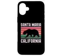 Oso de Santa María California Retro San Luis Obispo Orcutt California Carcasa para iPhone 16 Plus