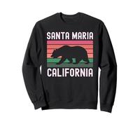 Oso de Santa María California Retro San Luis Obispo Orcutt California Sudadera