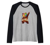 Oso Divertido Diciendo sarcástico humorístico Ingenioso Camiseta Manga Raglan