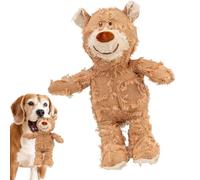 Oso Dog Toy - interactivo chirriante animal de peluche resistente a la mordedura - juguetes para perros duros, juguete suave, juguetes para perros chirriantes para dientes de dientes
