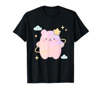 Oso Espacial Pastel Kawaii Camiseta