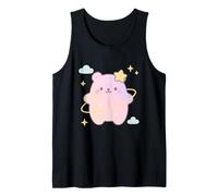 Oso Espacial Pastel Kawaii Camiseta sin Mangas
