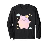 Oso Espacial Pastel Kawaii Manga Larga