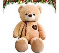 Oso Grande, 140 cm coleccionables, Oso de Peluche Grande | para Navidad niños Adolescentes Adultos Halloween San cumpleaños Prop para Fotos habitación de niños decoración casa