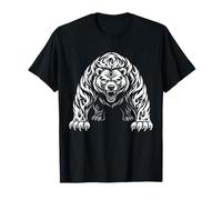 Oso Grizzli Tribal Rugido Fuerza Animal Totem Camiseta