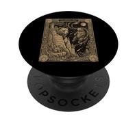 Oso Grizzly Celestial Totem Ursa Constelación PopSockets PopGrip Adhesivo