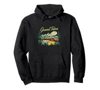 Oso Grizzly En Grand Teton National Park Wyoming Vintage Sudadera con Capucha
