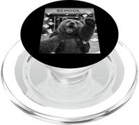 Oso Grizzly Last Day of School Summer Break Funny Selfie PopSockets PopGrip para MagSafe