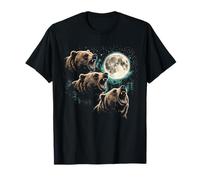 Oso Grizzly Moon - Meme Divertido al Aire Libre Camping Osos Grizzly Camiseta