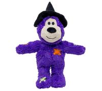 Oso Halloween Wild Knots Bruja de peluche para perro - KONG - Tamaño: M/L | Color: Morado