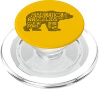 Oso Hibernación Arte Naturaleza PopSockets PopGrip para MagSafe