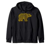 Oso Hibernación Arte Naturaleza Sudadera con Capucha