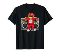 OSO HIP HOP Old School Graffiti Boombox de Hip Hop Camiseta