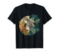 Oso Koala Retrato Obra De Arte Vida Silvestre Arte Animal Tropical Camiseta