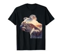 Oso Koala Retrato Obra De Arte Vida Silvestre Arte Animal Tropical Camiseta