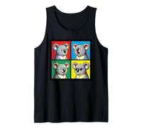Oso Koala Vintage Arte para niños niñas Disfraz Meme Koalas Camiseta sin Mangas