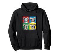 Oso Koala Vintage Arte para niños niñas Disfraz Meme Koalas Sudadera con Capucha
