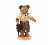 Oso, la esposa osa, 10 cm. de alto, natural, original de los Montes Metálicos...