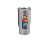 Oso Mecánico No Lo Vuelvas A Romper Manitas Vaso térmico de acero inoxidable de doble pared