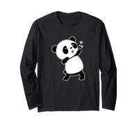 Oso Panda con Estrellas Manga Larga