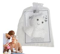 Oso Panda De Ganchillo,Peluche Panda De Ganchillo | Juguetes de animales panda,Animal de peluche de panda de ganchillo hecho a mano con tarjeta de felicitación y paquete de organza para Acción de Grac