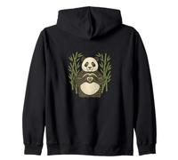 Oso Panda Haciendo Forma de corazón Lindo Animal Amor diseño Sudadera con Capucha