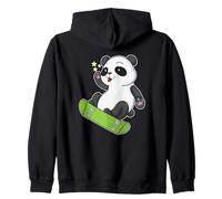 Oso Panda Skateboarding Sudadera con Capucha