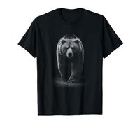 Oso Pardo Caminando hacia adelante en la Oscuridad Camiseta