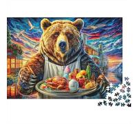 Oso Pardo Europeo Rompecabezas 1000 Piezas Puzzle - Juego Didáctico para Adultos Y Niños, 52x38cm/1000pcs