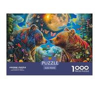 Oso Pardo Puzzle De 1000 Piezas Puzzle Arte Puzzles para Adultos Y Niños Adultos Y Niños A Partir De 12 Año 70x50cm/1000pcs