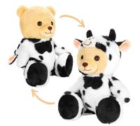 Oso Peluche Disfraz de Vaca Osito Disfrazado 25 CM BRUBIES Osos Coleccionable