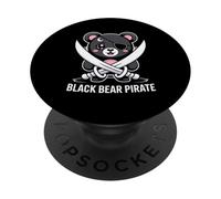 Oso Pirata gótico Pastel Kawaii Goth Girl Clothes Pink Goth PopSockets PopGrip Adhesivo