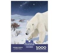 Oso Polar 1000 Piece Jigsaw Puzzles for Adults with Extra Fun Challenges Jigsaw Puzzle Oso Home Decoration for The Whole Family 38x26cm/1000pcs
