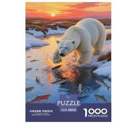 Oso Polar 1000 Piezas Puzzle Adultos - Estimulante, Pensamiento, Ideal para Toda La Familia 38x26cm/1000pcs