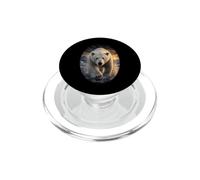 Oso Polar Ártico Fauna Silvestre Puesta del Sol PopSockets PopGrip para MagSafe