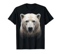 Oso Polar Cara Ártico Vida Silvestre Naturaleza Camiseta gráfica económica
