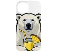 Oso Polar Party Time Carcasa para iPhone 15 Plus
