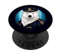 Oso Polar Policía Oso Polar PopSockets PopGrip Adhesivo