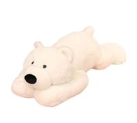 Oso polar ponderado - Peluche plegable para niños, juguete suave y tierno | Compañero de buenas noches para niñas, comodidad para viajes, sorpresas regalo, coleccionable de animales de peluche p