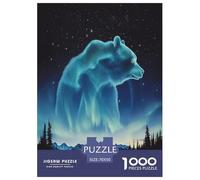 Oso Polar Puzzle De 1000 Piezas Rompecabezas para Adultos Rompecabezas 1000 Piezas para Adultos para Amantes O Amigos Rompecabezas Imposable 70x50cm/1000pcs
