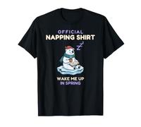 Oso Polar Siesta Oficial Hibernación Invierno Divertido Camiseta