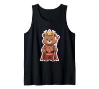 Oso Real con Corona Camiseta sin Mangas