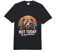 Oso Retro Not Today Try Again Tomorrow Comfort Colors Adult Heavyweight T-Shirt
