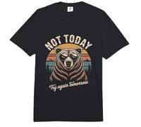 Oso Retro Not Today Try Again Tomorrow Comfort Colors Adult Heavyweight T-Shirt