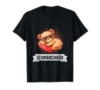 Oso ronquido Oso Cansado Dormir Ronquidos Pijama Dormir Camiseta